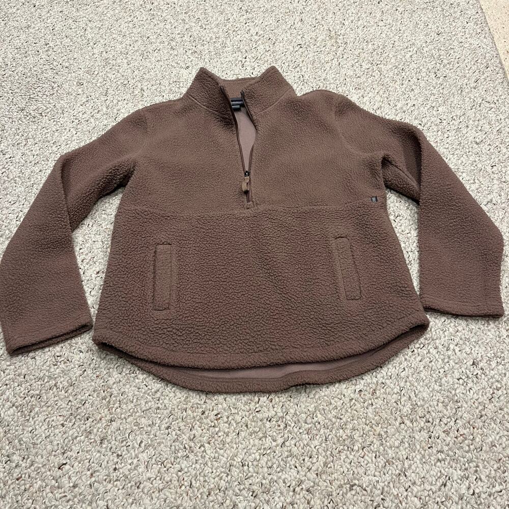 Free Fly Bamboo Sherpa Half Zip Fleece Pullover Sz M Mauve Outdoor Gorpcore